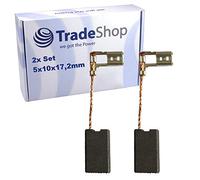 Lot de 2 balais de charbon pour Bosch GBH 4 top 0611243703 0611243708 0611243732 0611243750 5 x 10 x 17,2 mm