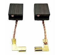 Lot de 2 balais de charbon pour Dewalt DWE 4217, 4233, 4277, 46105, 4238, 4246, 4257 - Environ 6,5 x 12 x 15 mm - Équivalent au N442427