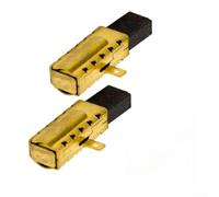 Lot de 2 balais de charbon pour marteau perforateur électrique GBH2-18E, GBH2-20RE, TBH2000DRE, PBH3000FRE - Brosses de rechange compatibles avec D
