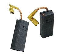 Lot de 2 balais de charbon pour marteau perforateur Makita HR4013C / HR 4013 C CB350 + CB351 - TN 194160-9 + 197245-0/6,5 x 11 x 25 mm
