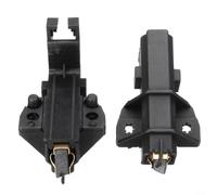 Lot de 2 balais de charbon pour moteur de machine à laver, balais de carbone pour sèche-cheveux électrique compatibles avec Hoover Candy Ceset 53 mm