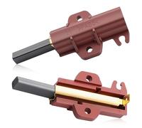 Lot de 2 balais de charbon pour moteur électrique de machine à laver C00196539. Compatible avec S-a-m.sun.g P1443, P1447, WFB1467NUV, H.o.t-poin.t BWD12, BWM12, HVL200UK