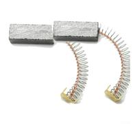 Lot de 2 balais de charbon pour moteurs d'aspirateur - 30 x 6,4 x 10 mm - Compatible avec les modèles Thomas Lux