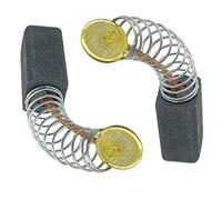 Lot de 2 balais de charbon pour scie sauteuse Bosch GST 150 CE (3 601 E12 060) TN 2 604 321 913, 6 x 7 x 13 mm