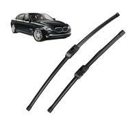Lot de 2 Balais D'essuie-Glace Avant Compatibles avec BMW 7 Series F01 F02 F03 F04 2008-2015,Accessoires de Voiture de Fenêtre de Pare-Brise Installation Facile (26"+18")