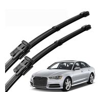 Lot de 2 Balais d'Essuie-Glace Avant pour Audi A6 C7 2012-2017 26"+21" - Brosses de Pare-Brise Silencieuses Nettoyage sans Traces Caoutchouc