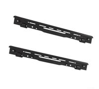 Lot de 2 balais d'essuie-glace de rechange pour aspirateur Tineco Floor One S7 S6, double racloir, pour enlever les taches d'eau et la saleté séchée sur les sols durs, noir