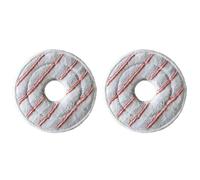 Lot De 2 Balais-serpillères Lavables En Microfibre, Compatibles Avec Vileda, Recharges For Balai-serpillère Essorable Réutilisables For Usage Humide Et Sec(Red 2pcs)