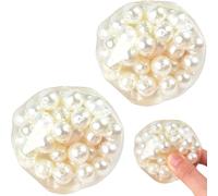Lot de 2 balles anti-stress croustillantes et croustillantes | Décompression contrôlée par la voix, guérison auditive, remplissage de perles, peut être utilisé comme décoration de bureau