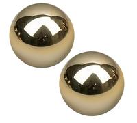Lot de 2 balles Baoding en Laiton 1, 5 x 1, 5 cm pour l'exercice et Le soulagement du Stress, Ornements Feng Shui, méditation