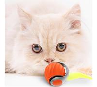 Lot de 2 balles de jeu interactives ultra haute performance - 2 vitesses réglables - Jouet interactif pour chat - Charge de type C - 150 mA - Longue durée de vie de la batterie - Speedy Tail 2.0