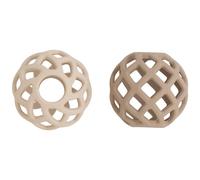 Lot de 2 balles de préhension clay-warm linen