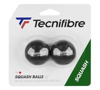 Lot de 2 Balles de squash Tecnifibre Rouge TU