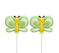 Lot de 2 ballons en aluminium mat pour décoration intérieure et extérieure en forme de chapeau d'oie