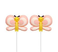 Lot de 2 ballons en aluminium mat pour décoration intérieure et extérieure en forme de chapeau d'oie