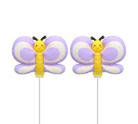 Lot de 2 ballons en aluminium mat pour décoration intérieure et extérieure en forme de chapeau d'oie