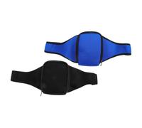 Lot de 2 Banane pour Microphone de Rangement pour Microphone D'entraînement Pochette en Néoprène à Fermeture Éclair pour Entraîneur de Gym