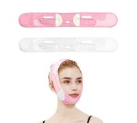 Lot De 2 Bandages Faciaux, Bandages De Lifting Du Visage, Bandages De Sommeil Pour Le Visage, Bandages Faciaux Doux Et Respirants, Accessoires De Beauté Et De Soins De La Peau.