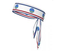 Lot de 2 bandanas à cheveux avec drapeau du gouverneur d'Aruba pour course à pied, tennis, karaté, athlétisme, taille unique