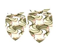 Lot de 2 bandanas arméniens avec symbole éternité pour fille et garçon - Accessoires pour chiens de petite, moyenne et grande taille