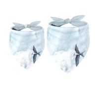 Lot de 2 bandanas Flyinng Bird on Sky pour fille et garçon, écharpe, foulard, accessoires pour chiens de petite, moyenne et grande taille