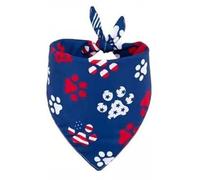 Lot de 2 bandanas réversibles triangulaires patriotiques pour chien pour le 4 juillet, accessoires pour petits, festivals et vacances
