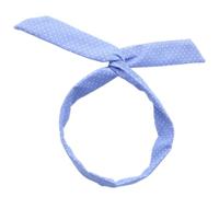 Lot de 2 bandeaux bohème pour femme - En denim - Oreilles de lapin - Bandeau avec fil de fer - Larges bandeaux rétro - Pour femme - Pour le quotidien, le maquillage, le yoga - Bleu clair A