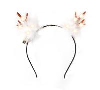 Lot de 2 bandeaux de Noël en forme de bois de cerf - Serre-tête de Noël festif pour