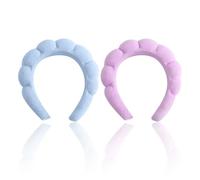 Lot De 2 Bandeaux En Éponge Moelleux Antidérapants Pour Soins De La Peau Et Lavage Du Visage - Accessoires Pour Femme