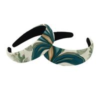 Lot de 2 bandeaux épais et larges pour cheveux, motif iris, rétro abstrait, pour femme, serre-tête antidérapant, jolis accessoires pour cheveux