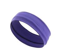 Lot de 2 bandeaux for cheveux sport d'été, couleur vive, for course à pied, yoga, maquillage, accessoires for Pour Le Jogging, Le Eport(Dark purple)
