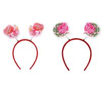 Lot de 2 bandeaux Happy Mother's Day, bandeau de fête des mères， pour la fête des mères, la fête des mères, la Saint-Valentin, une fête costumée