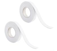 Lot de 2 bandes absorbeurs de condensation, bande d'absorption d'eau en feutre épais pour fenêtre de fenêtre, ruban anti-condensation pour éviter l'humidité et l'humidité, 3 cm x 400 cm (blanc)