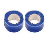 Lot de 2 bandes adhésives en silicone, auto-adhésives, flexibles et portables, double face, pour canoë, kayak, pagaies de bateau-dragon en fibre de carbone, bleu (Bleu)