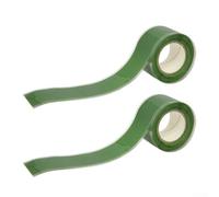 Lot de 2 bandes adhésives en silicone pour canoë et canoë Dragon Boat Paddles - Ruban d'étanchéité auto-étanche pour tuyaux de plongée et joints de câble 43 x 29 mm (vert)
