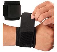 Lot de 2 bandes de poignet pour canal carpien pour homme et femme - Sangles de poignet pour haltérophilie, entraînement et soulagement de la douleur - Flexible, hautement élastique, réglable,