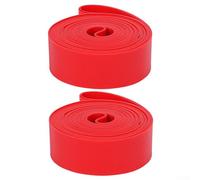Lot de 2 bandes de protection anti-crevaison en PVC pour pneu de vélo de montagne - Anti-explosion - Pour route, VTT, vélo pliable et pignon fixe (50,8 à 1031,2 cm)