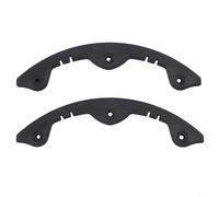 Lot de 2 bandes de protection de nez en plastique pour snowboard, ski, skateboard, longboard, anti-collision pour barre de pare-chocs de bord, pour une protection durable à visser (type pour A-B)
