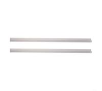 Lot de 2 bandes de rechange de joint de porte de douche de 50 cm avec déflecteur d'eau, convient aux portes en verre de 6/8/10/12 mm, faciles à couper à la taille désirée sans adhésifs pour éviter les