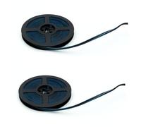 Lot de 2 bandes d'étanchéité noires pour salle de bain, cuisine, plaque de cuisson, anti-poussière et anti-moisissure, convient pour évier, cuisinière, salle de bain (12 m)
