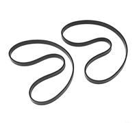 Lot de 2 bandes en caoutchouc de rechange pour roues de défilement de bois de 20,3 à 35,6 cm, conçues pour une installation sûre pour maintenir la tension de la lame (pour 25,4 cm)