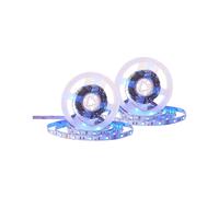 Lot de 2 Bandes LED 5M Réglables Option Éclairage 16 Couleurs avec Télécommande