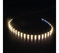 Lot de 2 bandes LED blanc chaud pour éclairage DIY/MOC - Kit d'éclairage LED décoratif compatible avec Lego et autres briques de grandes marques