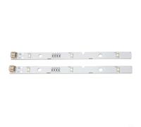 Lot de 2 bandes lumineuses LED de rechange pour réfrigérateur pour Hisense pour Rongsheng modèles MDDZ-162A 1629348 1529227
