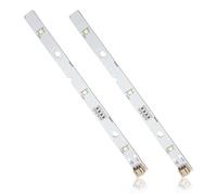 Lot de 2 bandes lumineuses LED, LED Light Bar Strip & Cover, Bande lumineuse LED pour réfrigérateur pour HISENSE MDDZ-162A 1629348 1529227 DC12V, via 2 pin connector