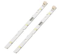 Lot de 2 Bandes Lumineuses LED pour Réfrigérateur RONGSHENG/HISENSE, Ampoule de Remplacement Compatible avec E349766 MDDZ-162A 1629348 DC 12V 2W, Remplacement D’ampoule LED [Classe Énergétique A]