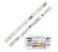 Lot de 2 bandes lumineuses LED pour Réfrigérateur RONGSHENG/HISENSE, Éclairage LED pour Réfrigérateur Compatible avec E349766 MDDZ-162A 1629348 DC12 V 2 W Kenwood KIFF5017 KIFF7017 KIFF5020 KIFF7020