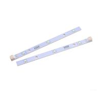 Lot de 2 bandes lumineuses pour réfrigérateur Rongsheng et Hisense avec numéros de pièce E349766 MDDZ 162A 1629348 conçus pour différents modèles de compatibilité