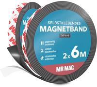 Lot De 2 Bandes Magnétiques Autocollantes Puissantes-Type A+B-Idéal Pour Moustiquaire-2 X 6 M-Bande Magnétique Avec Adhésif Puissant