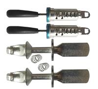 (Lot de 2) Barillet de Porte Avant Gauche ET Avant Droite AVEC 2 Clés compatible avec IBIZA II CORDOBA (6K) POLO (6N)